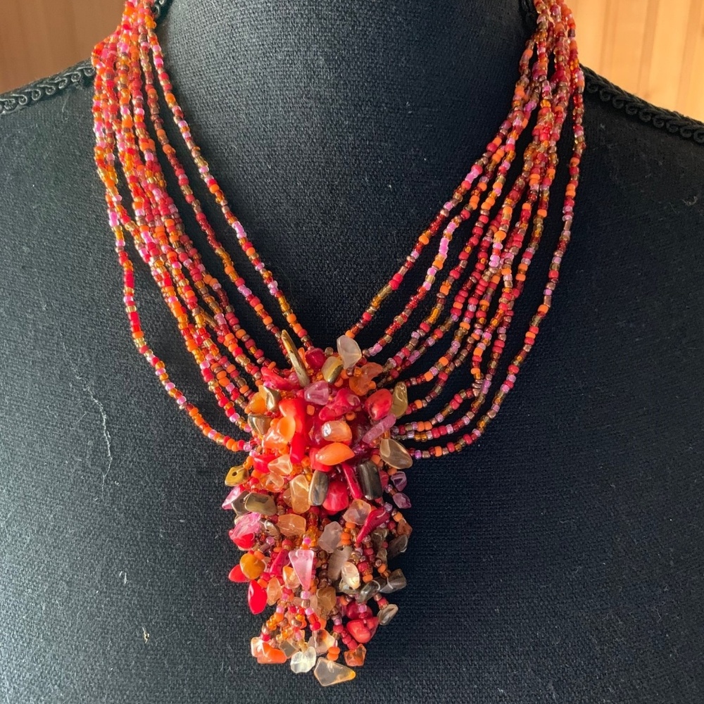 Haute Couture Beaded Necklace